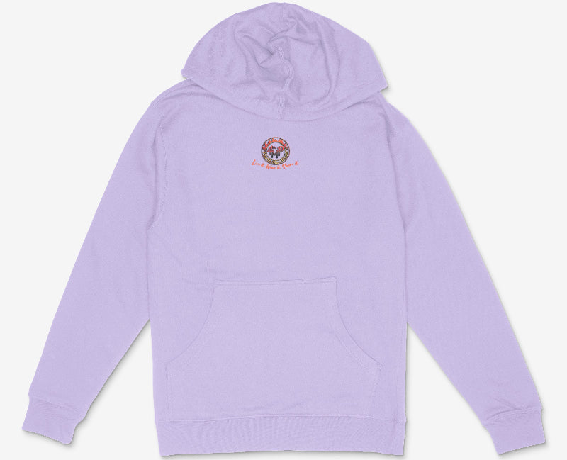 Fourth-Man Power Christian Hoodie – Lavender | Faith-Based Streetwear