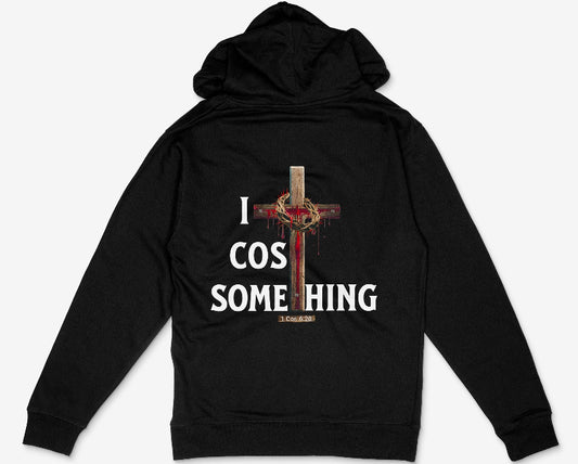 It Cost Something Christian Hoodie – 1 Corinthians 6:20 | Fourth-Man Power