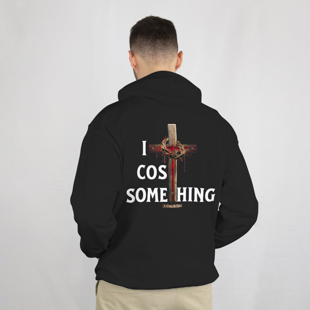 It Cost Something PullOver Unisex Hoodie (White lettering)