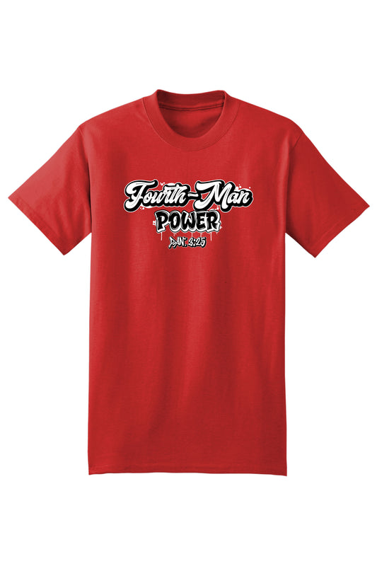 Fourth-Man Power Unisex T-Shirt (Black Lettering)