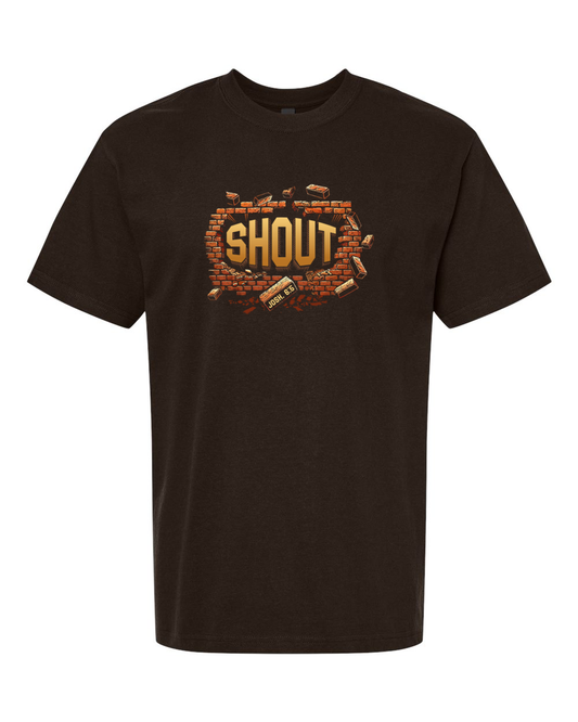 SHOUT T-Shirt – Faith-Based Christian Streetwear | Victory Tee