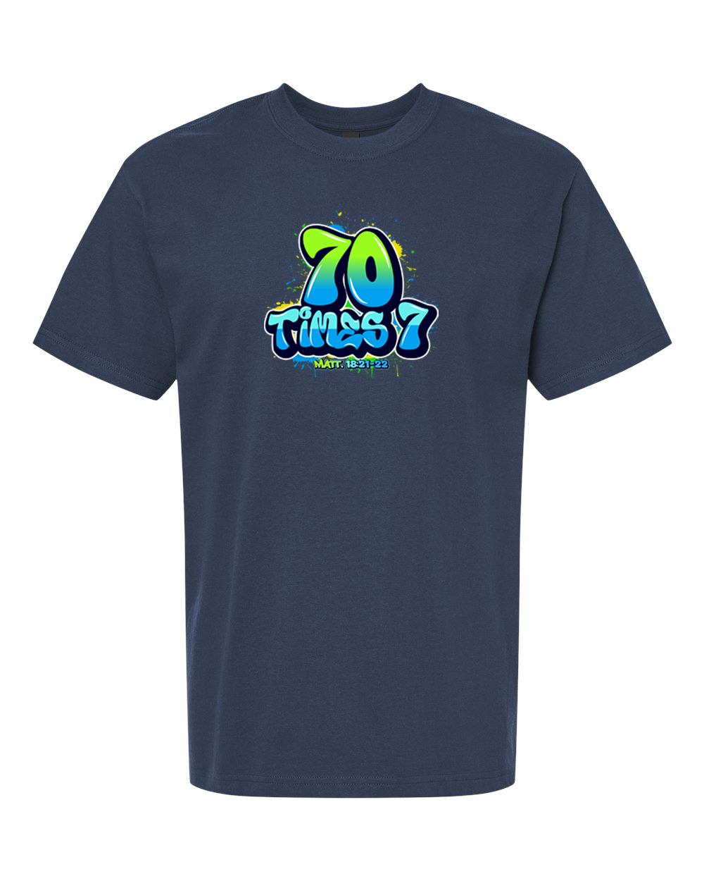 70×7 (Forgiveness) Christian T-Shirt | Christian Faith Streetwear