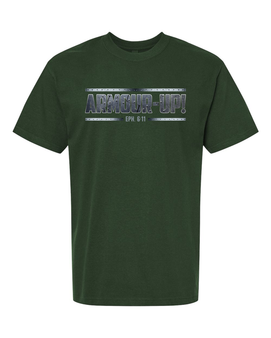 Armour Up T-Shirt – Christian Streetwear | Full Armor of God Faith Apparel