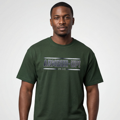 Armour Up T-Shirt – Christian Streetwear | Full Armor of God Faith Apparel