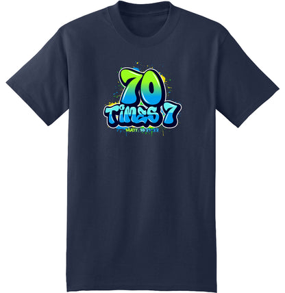 70×7 Christian T-Shirt – Forgiveness Faith Apparel | Fourth-Man Power