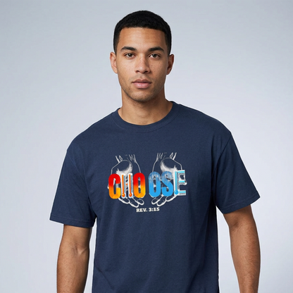 Choose Fervor T-Shirt – Faith-Based Christian Streetwear T-Shirt | Christian Faith Streetwear