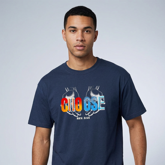 Choose Fervor T-Shirt – Faith-Based Christian Streetwear T-Shirt | Christian Faith Streetwear