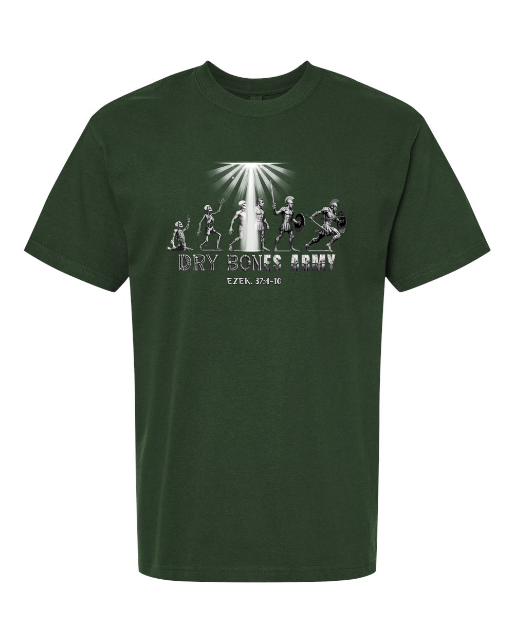 Dry Bones Army Christian T-Shirt | Christian Faith Streetwear