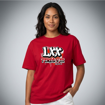 LXX Times VII (Forgiveness) Christian T-Shirt | Christian Faith Streetwear
