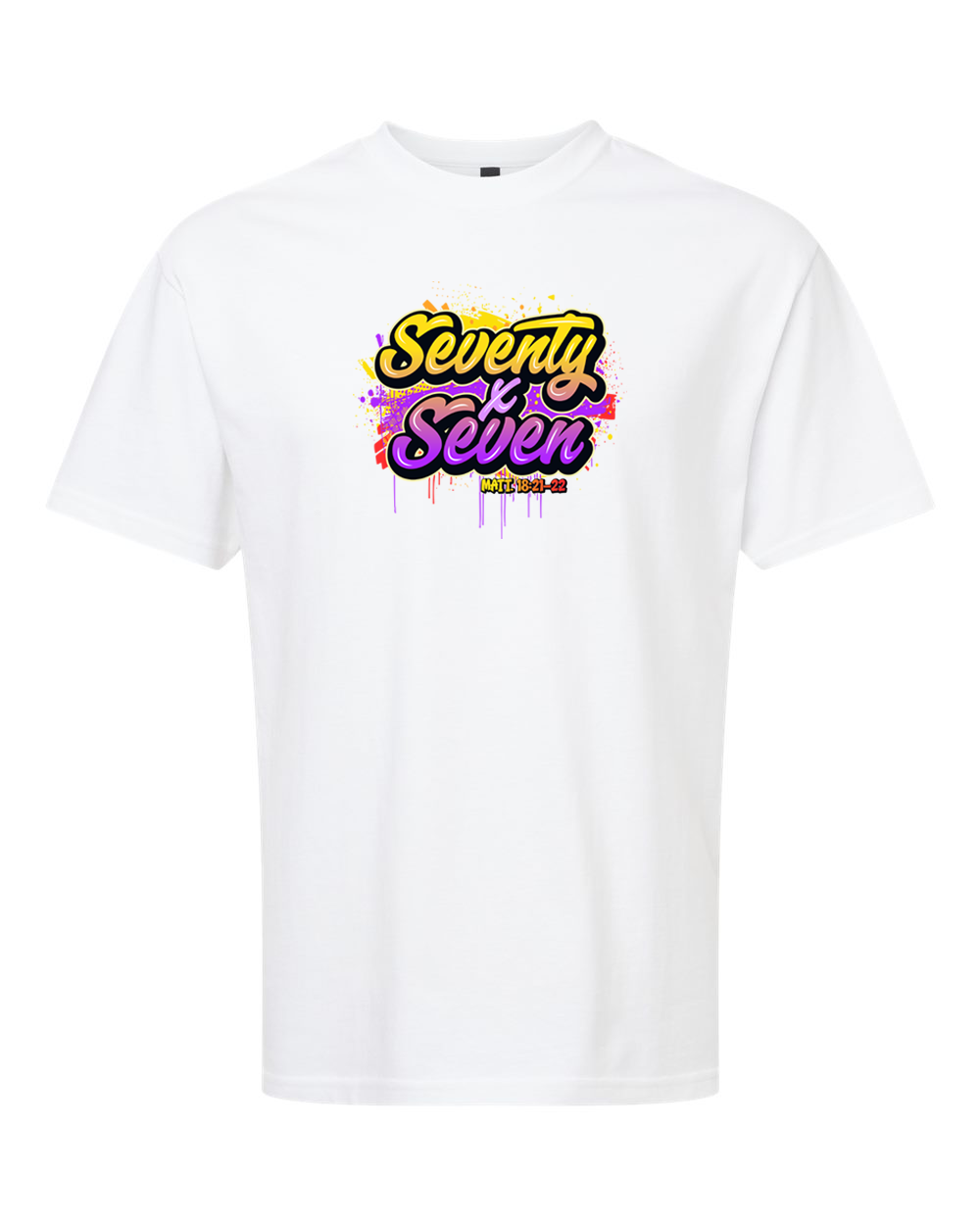 Seventy Times Seven (Forgiveness) Christian T-Shirt | Christian Faith Streetwear
