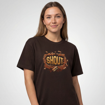 SHOUT T-Shirt – Faith-Based Christian Streetwear | Victory Tee