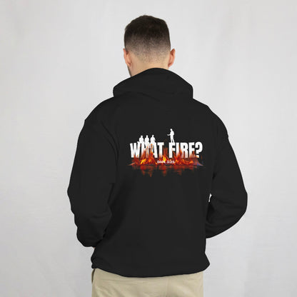 What Fire? Christian Hoodie – Daniel 3 Faith Streetwear | Fourth-Man Power